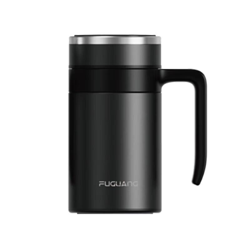 Fuguang Stainless Steel Vacuum Office Cup with Handle 550ML
