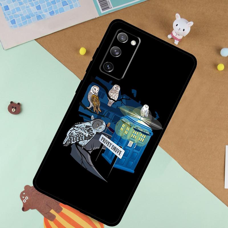 

Owl Watercolor Animal Soft Case For Samsung Galaxy S25 Ultra S9 S10 S20 S21 S22 S23 S24 Plus S24 FE Funda Cover Galaxy S23Ultra