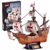 Cubic fun puzzle 3d żaglowiec santa maria 204 elementy t4038h