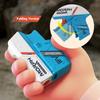 Mini Shell Soft Bullet Launcher Toy Gun Manual Loading Stress Relief Toy Shooting Relax Outdoor Birthday Gift for Boy Adult