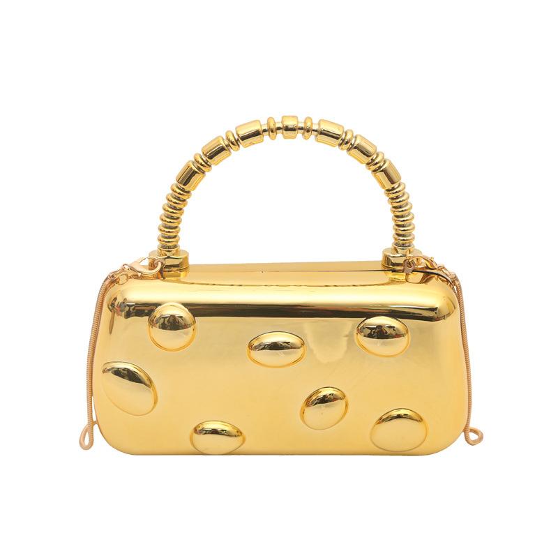

French Style Luxury Designer Mini Handbag for Women Elegant Evening Bag Small Chian Crossbody Bag Lady Square Purse bolso mujer золотой
