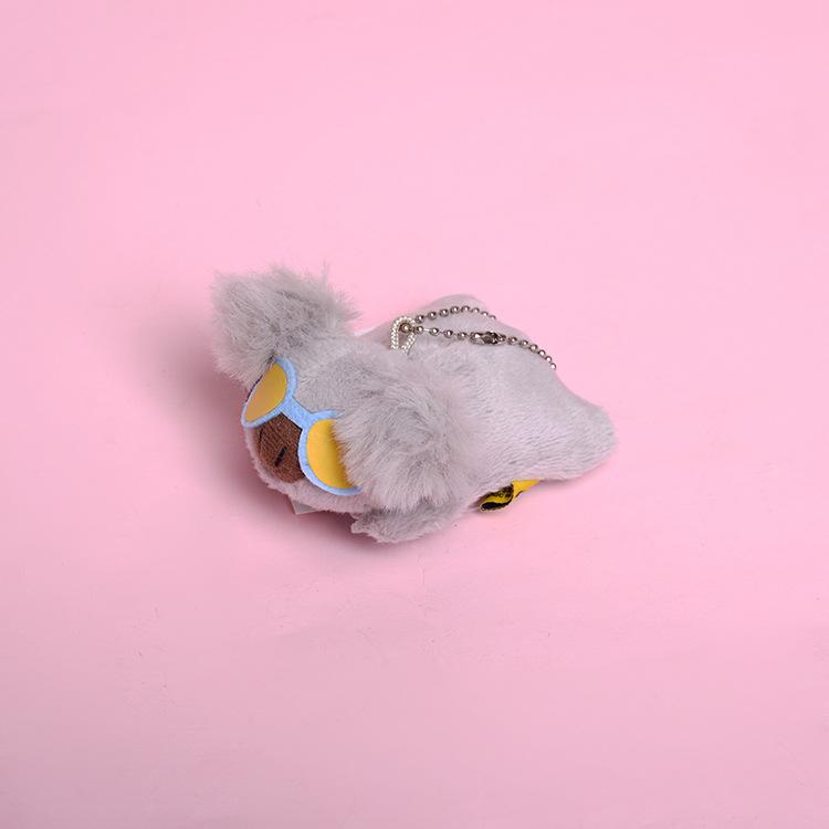 

Cartoon Cute Animal Series Plush Doll Key Chain Pendant Creative Ins Kawaii Platypus Koala Plush Backpack Pendant Birthday Gift