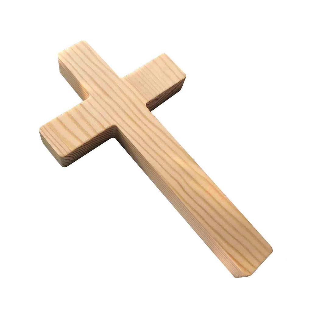 Kiefernholz-Handkreuz Geschenk Christliche Dekoration Kreuz Dekoration Holzkreuz Dekoration Kirchenutensilien Jesus Hochzeitssegen