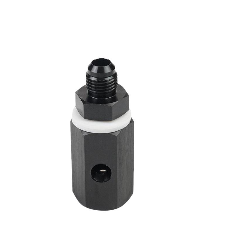 6AN 8AN 10AN Male Fuel Cell Tank Rollover Vent Valve Aluminum Anodized Fuel Cell Vent Roll Over Valve Mounted Fitting Adapter