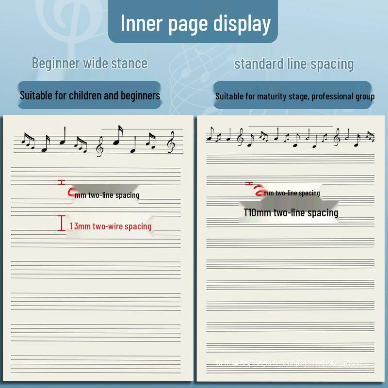 Professionell notbok - Stor 16K notpapper för studenter och nybörjare