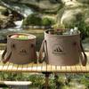 Collapsible Camping Foldable Sink Plastic Car Wash Bucket Car Folding Bucket  Gardening
