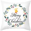New Christmas Pillow Case Printed Peach Skin Living Room Bedroom Sofa Cushion Home Pillow Case