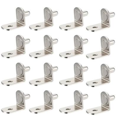 Pcs Shelf Brackets Support Studs Pegs Metal Pin Shelves Seperator Furniture Shelf Wall Mount Bracket Holder For Cabinet