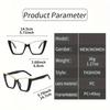Fashion Women Anti-blue Light Glasses Men Women Transparent Computer Eyeglass Square Eyeglasses Computer Protection