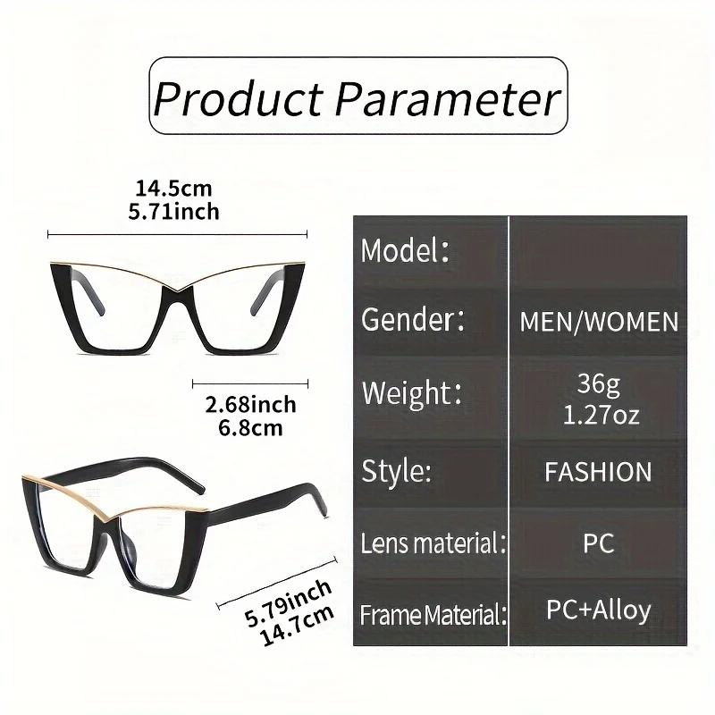 Fashion Women Anti-blue Light Glasses Men Women Transparent Computer Eyeglass Square Eyeglasses Computer Protection
