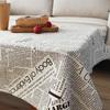 Retro British European English Newspaper Pattern Tablecloth Coffee Pendant Tea Table Pad