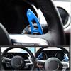 Aluminum Steering Wheel Shifter Paddle Extension trim for Ford Mustang 15+ Blue