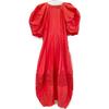 STELLA McCARTNEY 6A0122 3BU304 Red Bride Anglaise Puff Sleeve Dress dress 36 RedUsed