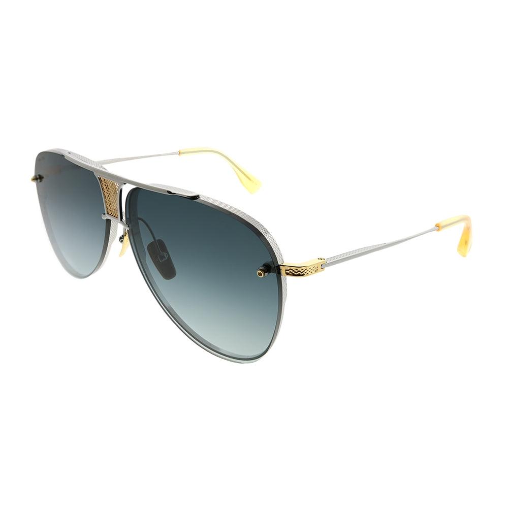 

Dita Decade Two DRX 2082 A SLV GLD 62 Солнцезащитные очки-авиаторы унисекс, черный палладий, 18-каратное золото