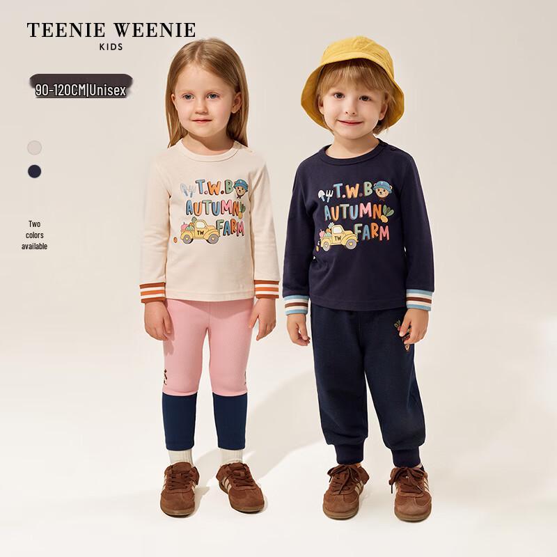 Teenie Weenie Kids  Bear Print Long Sleeve T-shirt 110