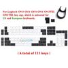 Xiaomi For Logitech Mechanical Keyboard G915\G913 G815\G813\TKL Series Large Set of Backlit Replacement Keycaps Textured Non-Slip