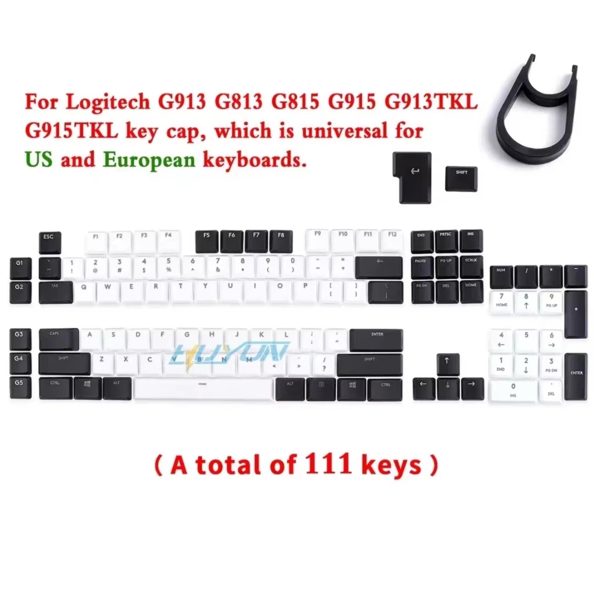 Priekš Logitech mehāniskās klaviatūras G915 G913