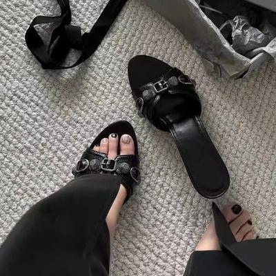 Mode Frau hochhackige Hausschuhe Sandalen Sommer elegante Mode Designer Sexy Luxus heiße Schuhe Trend