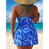 Large Size Swimsuit Women's European and American Meat Cover and Thin One-piece Swimsuit