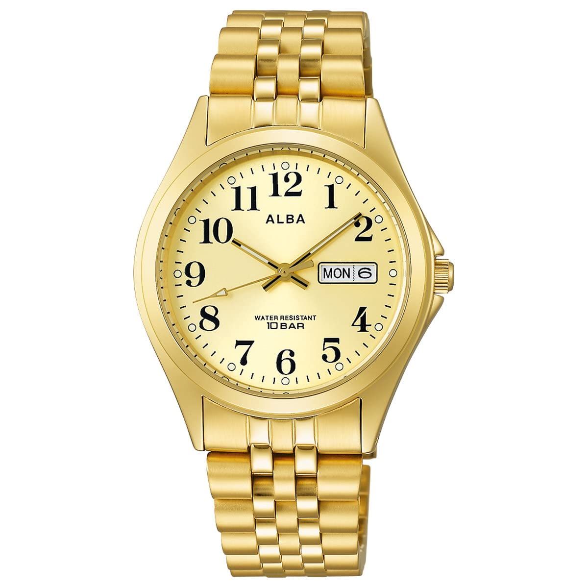 

[Часы Seiko] Alba Standard Quartz AQGK469 мужские шампанского золота