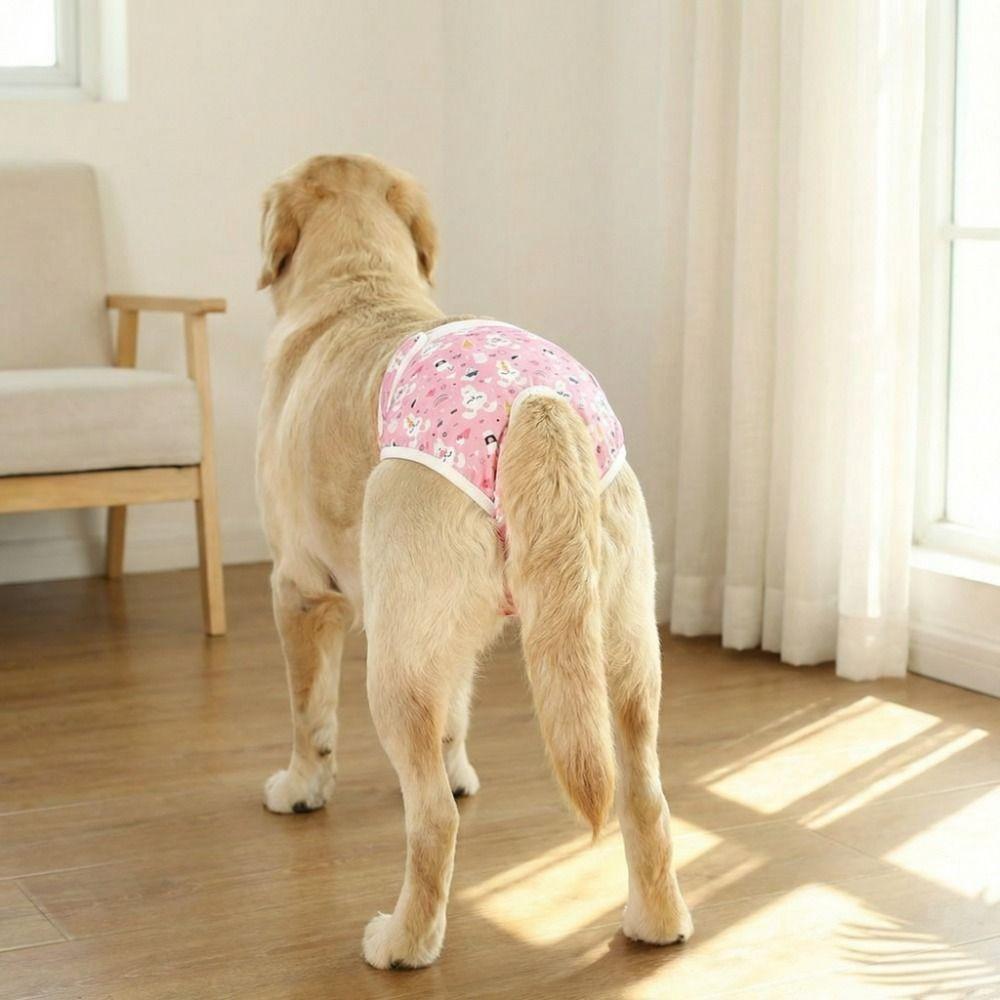 Leak-Proof Dog Physiological Pants Elastic Waist Dog Sanitary Panties Pet Incontinence