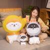 Lovely Animal Shiba Inu &Husky Plushie Toys Super Cute Dolls Stuffed Animal Pillow Nice Birthday Gift for Children