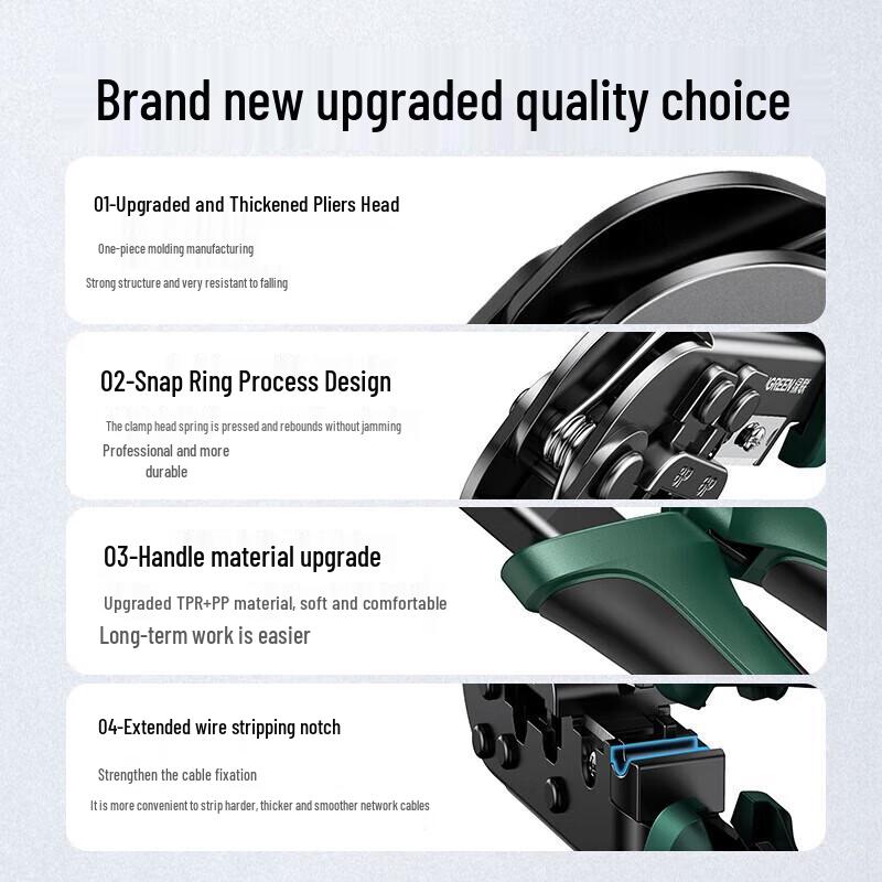 Ugreen 6P/8P Network Cable Crimper Tool