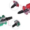 Mini Small Slotted/Phillips Screwdriver Transparent Radish Head Screw Driver