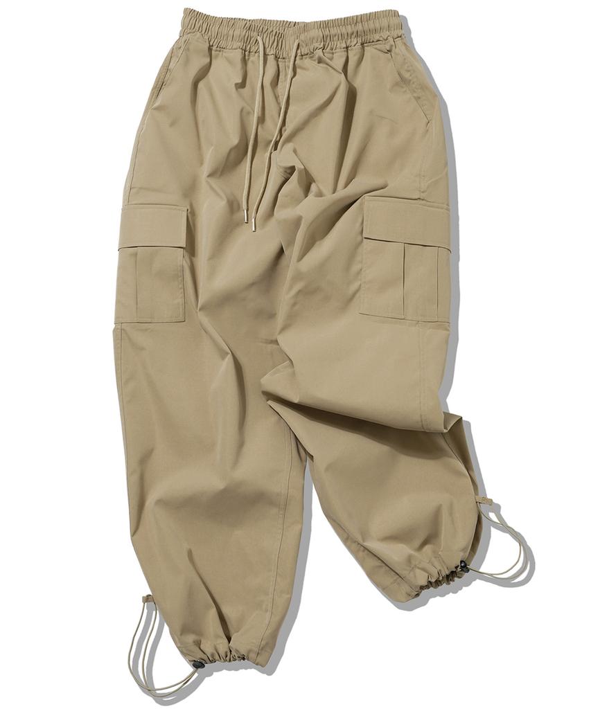Deomail Ml String Cargo Semi-Wide Jogger Pants [Beige]