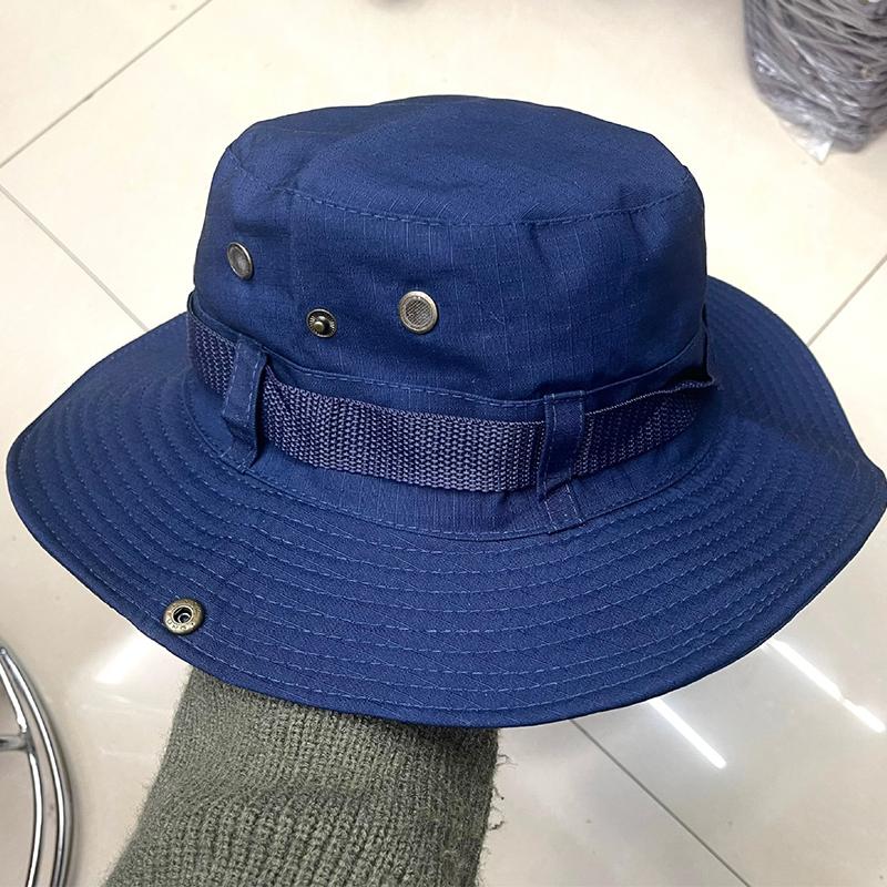 New Summer Fashion Unisex Camouflage Tactical Army Bucket Hats Men Hiking Hunting Panama Cap Outdoor Anti Uv Fisherman Hat