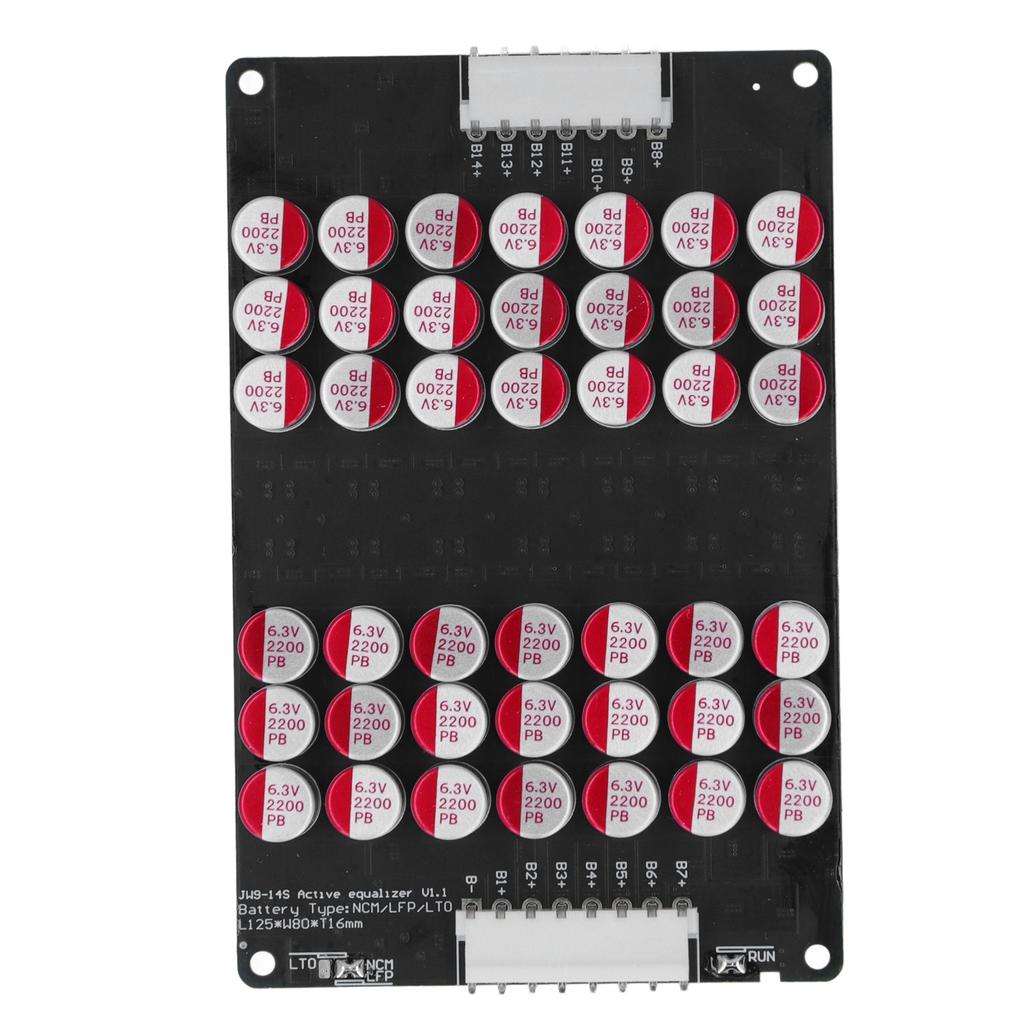 Active Equalizer Module 10?14S Lithium Battery Balancer Board for LTO LFP Universal 1.8V?4.5V