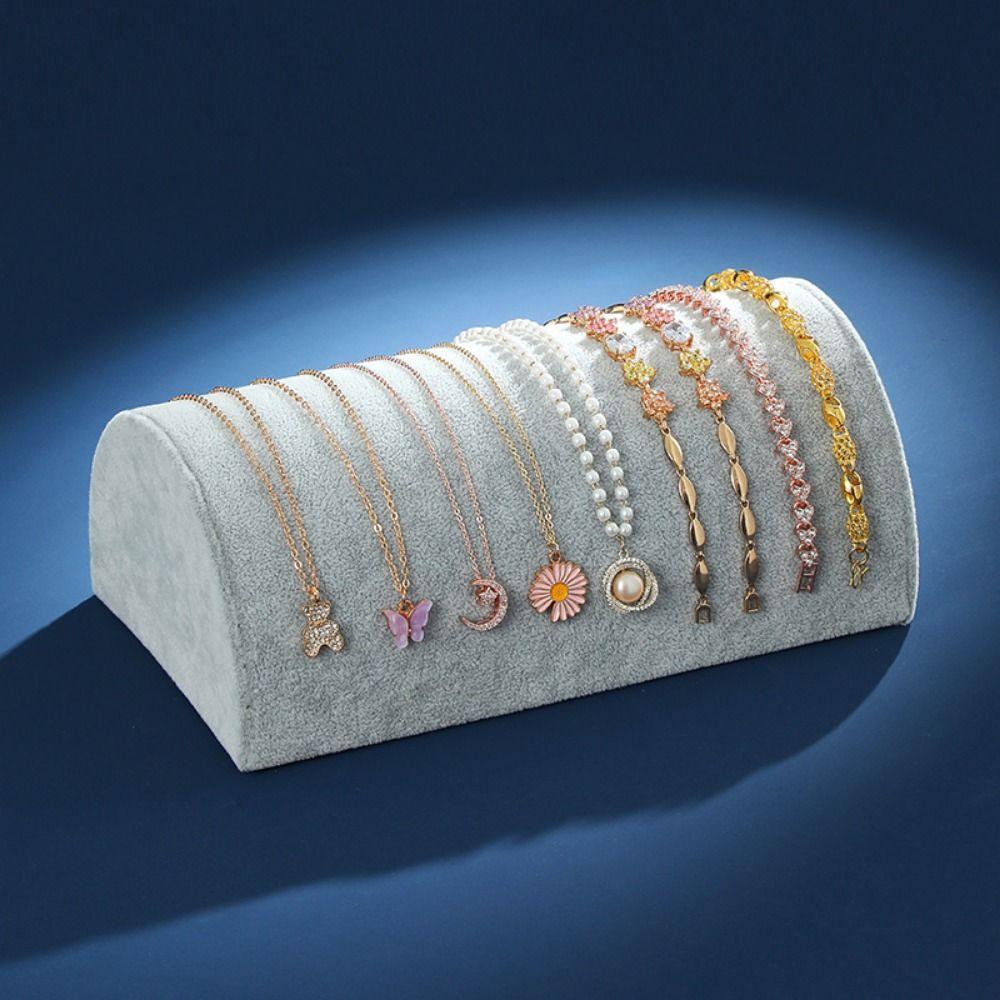Semicircular Bracelet Holder Organizer Necklace Watch Display Stand Men