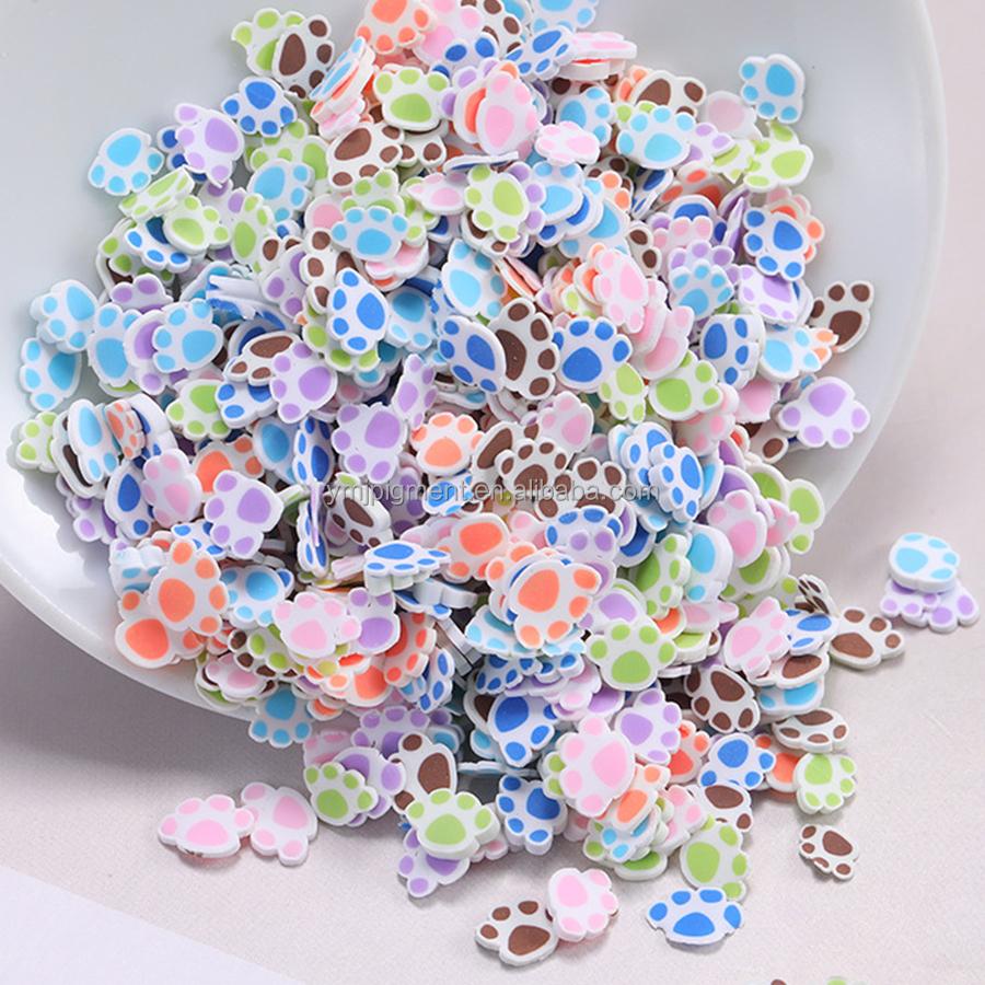 5mm Fruits Shape Christmas Halloween Sprinkles Polymer Clay Slices for Nail Slime Epoxy Resin Craft Diy