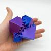 Desktop Decoration 3D Printed Cube Toys Gear Ball Stress Relief Cube Rotating Stress Relaxing Toys