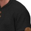 Mens Quater Button Pullover Shawl Collar Sweaters Textured Cable Knit Lightweight Sweater With