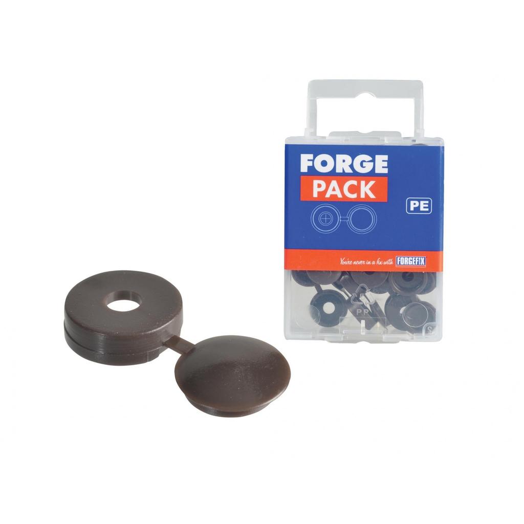 Forgefix Hinged Cover Caps, Bagged
