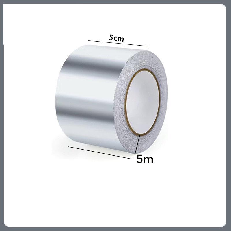Høytemperaturmotstand Aluminiumsfolietape Kjøkkenrørreparasjonstape Lim Forseglingsfolie Varmeisolasjon Lekkasjesikker tape