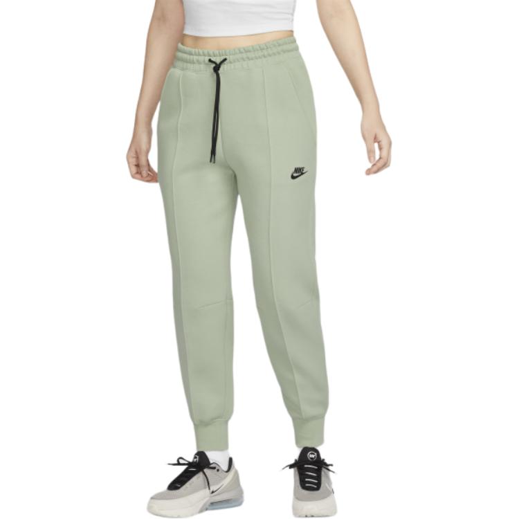 New Nike FW24 AS W NSW TCH FLC MR JGGR Knitted Sports Pants Women's Green FB8331-370