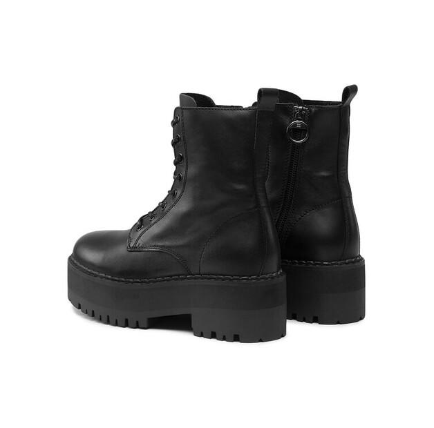 Ботильоны Tommy Jeans Tjw Boot Zip Up EN0EN02305 Black