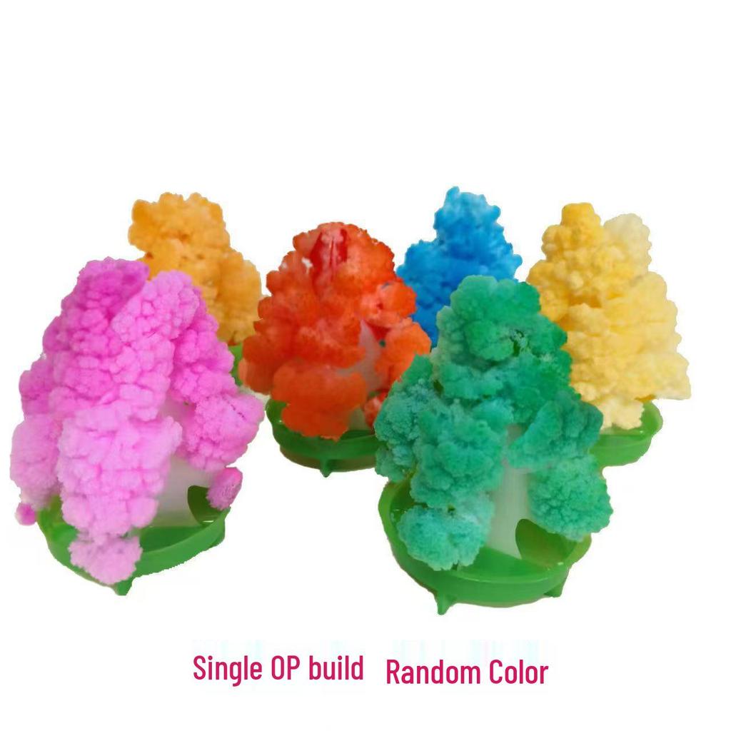 Blossoming Crystal Christmas Tree: Handmade Magic Growing Ornament & Gift