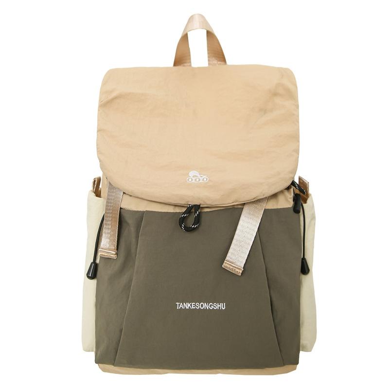 

Легкий рюкзак для активного отдыха, водоотталкивающая тканевая сумка, рюкзак и школьный портфель хаки