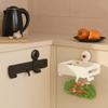 Hanging Suction Cup Trash Bag Holder Foldable Rubbish Storage Holder  Cabinet