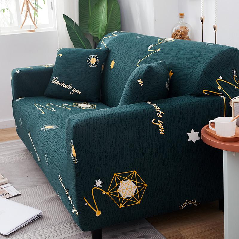 Stretch Couch Cover All-Inclusive Sofa Slipcovers For Kids Pets Washable Universal Furniture Protector With Elastic Bottom
