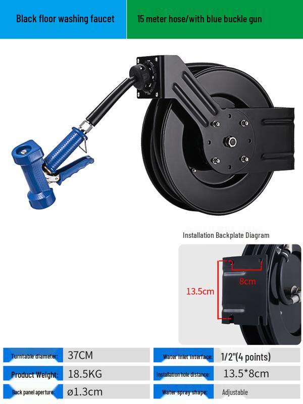 ZISIZ Commercial Kitchen High-Pressure Faucet with Hose