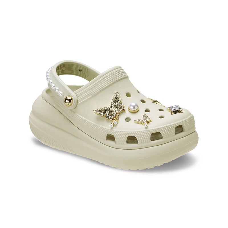Crocs Butterfly Pearl Puff Clogs