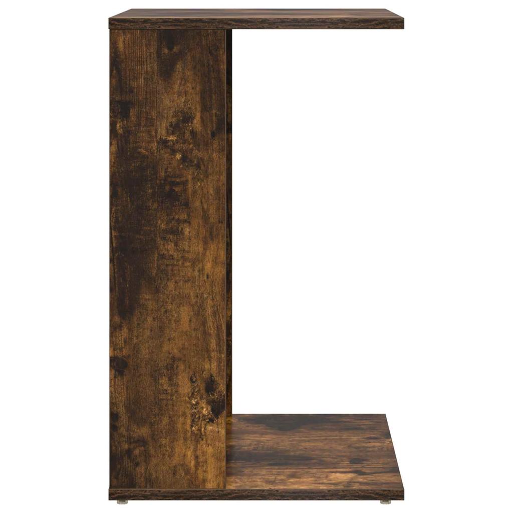 Side Table Smoked Oak 40 x 38 x 62.5 cm Wood Based Material