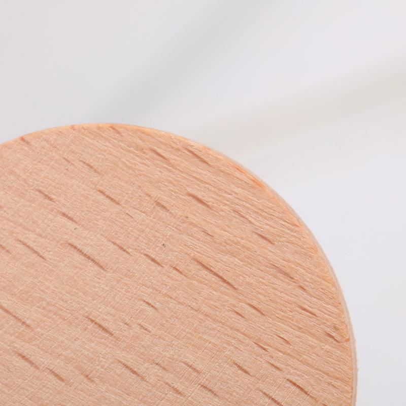 1Pcs 1:12 Dollhouse Wooden Miniature Round Tray Model Furniture Diy Accessories