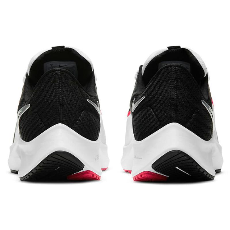Nike Air Zoom Pegasus 38 White Black Flash Crimson Women's Sneakers CW7358-101