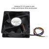 Computer Cooling Fan ASHATA SHLF1212BHE-02 DC12V 1.6A 12CM Temperature Control PWM Cooling Fan Cooler with High Heat Dissipation 12V Cooling Fan