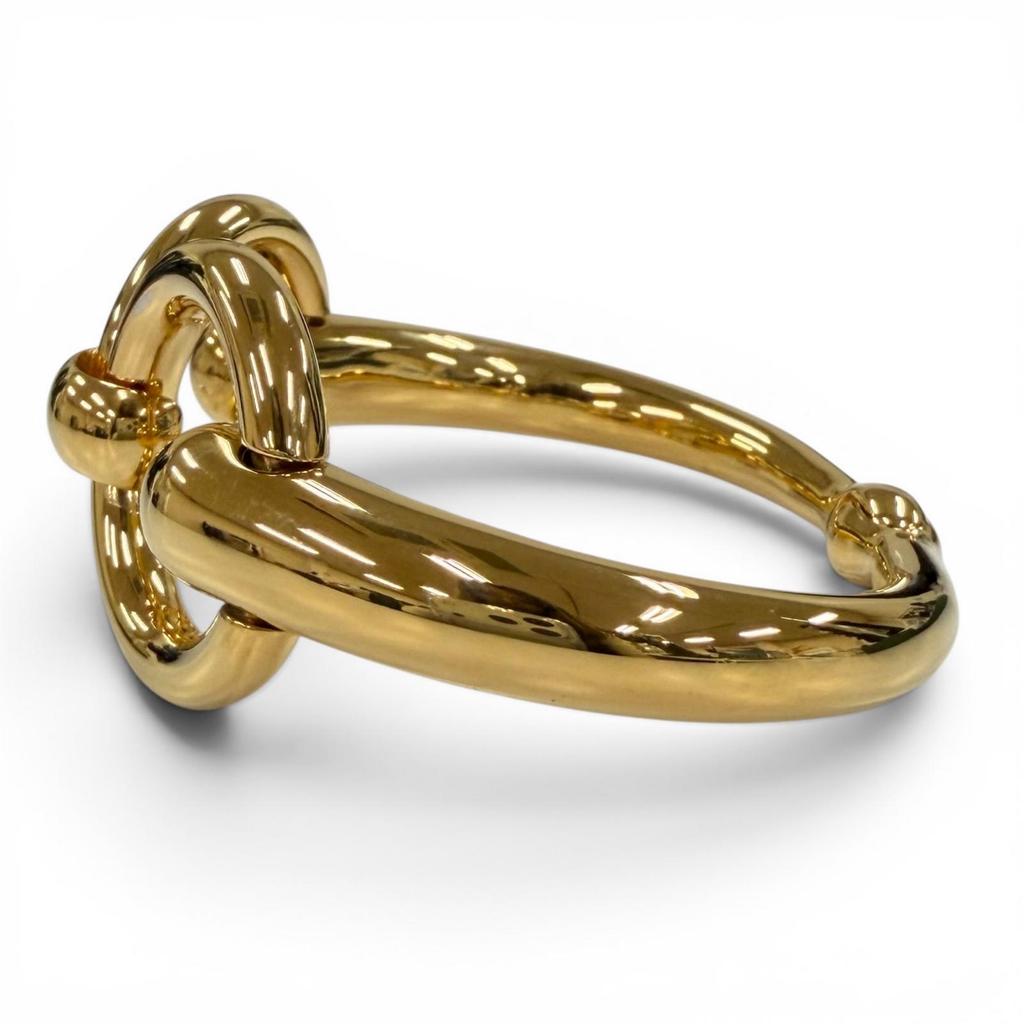 Excellent GUCCI Bangle Horsebit gold Women Used